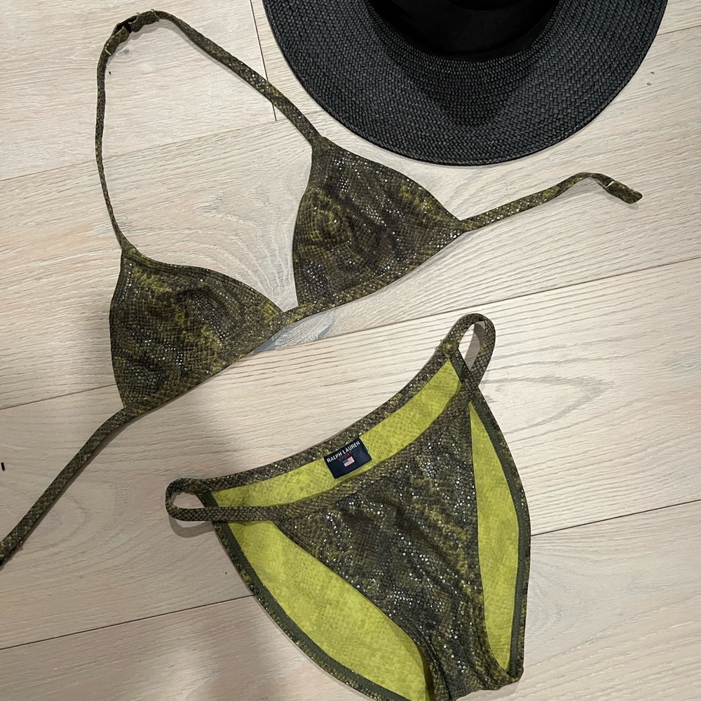 Ralph Lauren snake bikini